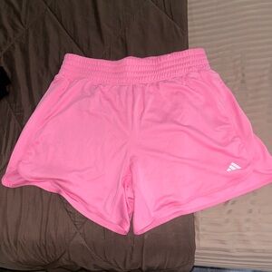Pink adidas shorts